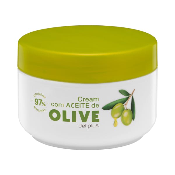 Crema corporal con aceite de oliva Deliplus